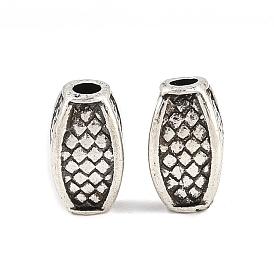 Сплавочные овальные бусины тибетского стиля , без свинца и без кадмия