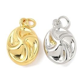 Латунные подвески, овальные, стойки покрытие, долговечный, без кадмия и без свинца, с целью перехода в кольце