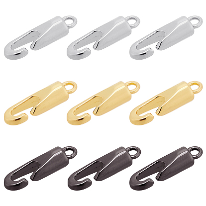 12Pcs 3 Color Alloy Bag Clasps, for Bag Replacement Accessories