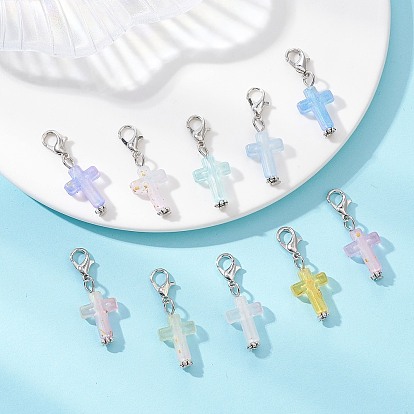 Пластиковые подвесные кресты, с цинковым сплавом застежками омаров коготь