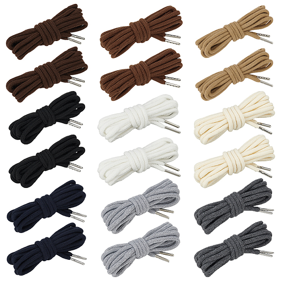 36шт 9 цвета хлопковые сменные шнуры для затягивания, со сплавом мозг заканчивается, для спортивных штанов, тренировочные брюки, свитера