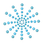 Dyed Synthetic Turquoise Flat Back Cabochons, Half Round/Dome
