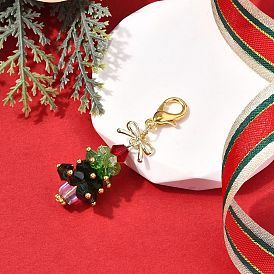 Подвесные украшения из сплава стекла, рождественская елка