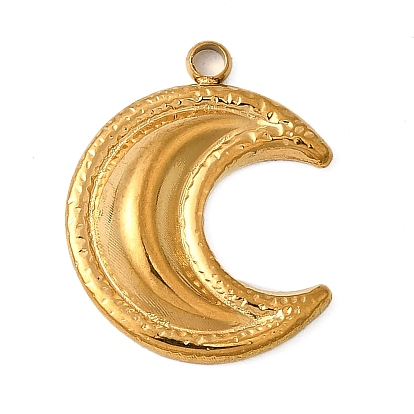 304 подвески из нержавеющей стали, лунное очарование, ионное покрытие (ip)