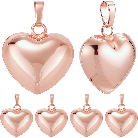 10шт. экологически чистые подвески из латуни с покрытием, сердце прелести, долговечный, без свинца и без кадмия