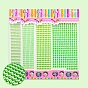 Self Adhesive Acrylic Rhinestone Stickers, Round Pattern, for DIY Scrapbooking and Craft Decoration