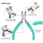 SUNNYCLUE 45# Carbon Steel Jewelry Pliers, Nose Pliers, Polishing