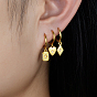 925 Sterling Silver Dangle Hoop Earrings for Women
