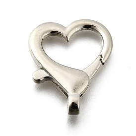 Сердце сплава когтя омара застежками, без никеля 