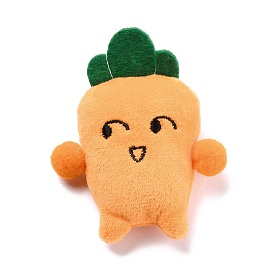 Милые аксессуары из нетканых материалов из мультфильмов, плюшевая кукла, с набивкой хлопка, для поделок решений брошь, морковь