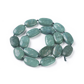 Natural Amazonite Beads Strands, Oval