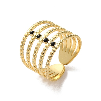 304 anillos de puño de acero inoxidable del esmalte, rondo
