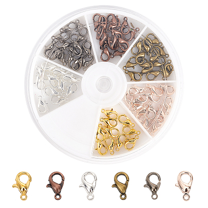 Zinc Alloy Lobster Claw Clasps, Cadmium Free & Lead Free, Jewelry Making Findings