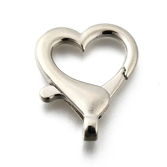 Сердце сплава когтя омара застежками, без никеля 