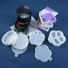 Silicone Storage Box Molds, Resin Casting Molds, For UV Resin, Epoxy Resin Jewelry Making