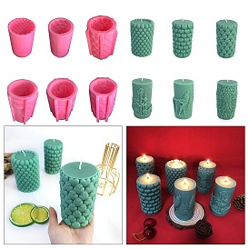 DIY Silicone Candle Molds, Resin Casting Molds, For UV Resin, Epoxy Resin Jewelry Making