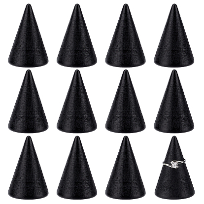 Деревянные стойки для колец на палец, конусообразный