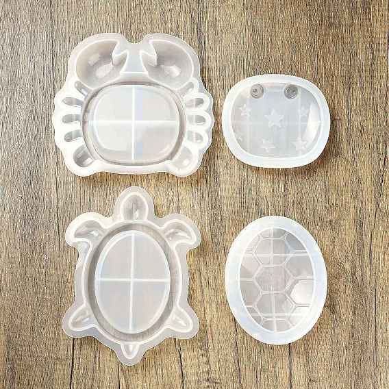 Силиконовые формы, формы для ящиков для хранения, формы для литья гипсовой смолы, белые