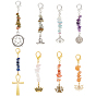 Украшение из кулона из драгоценных камней и сплава в тибетском стиле, с карабин-лобстерами , разнообразные