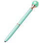 Candy Color Rotating Pearl Stainless Steel Ballpoint Pen, School Office Supplies