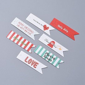 Etiquetas de papel kraft de navidad, etiquetas de regalo etiquetas colgantes, para manualidades boda festival de navidad
