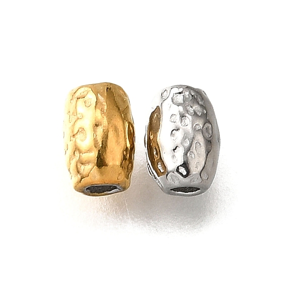 304 из нержавеющей стали бусы, овальные, анти-тускнение, ионное покрытие (ip)