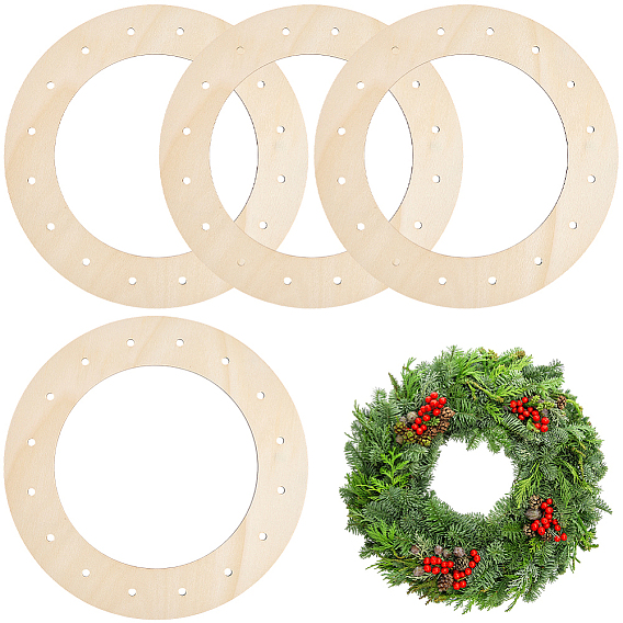 Необработанные деревянные рамы для венков, кольцо