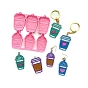 Coffee Cup Pendant Silicone Molds, Resin Casting Molds, For UV Resin, Epoxy Resin Jewelry Making