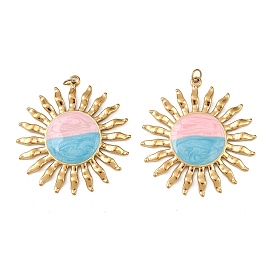 304 нержавеющей стальной эмали подвески, очарование солнца, ионное покрытие (ip), с целью перехода в кольце