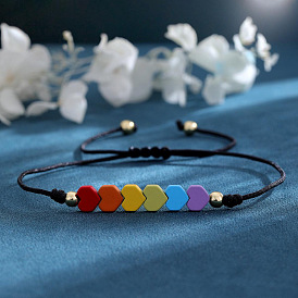 Браслеты из синтетических немагнитных гематитовых бусин чакра для пар, сердце