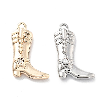 Латунные микро проложить кубического циркония подвески, без кадмия, без никеля и без свинца, брелоки для ботинок