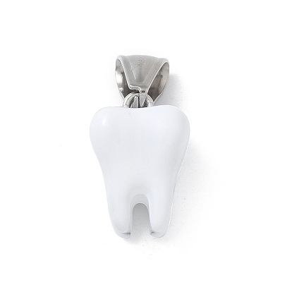 304 нержавеющей стальной эмали подвески, зубы очарование