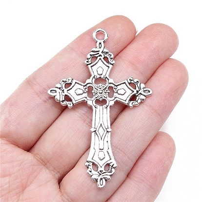 Tibetan Style Alloy Pendants, Cross