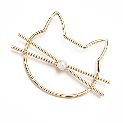 Cute Cat Ear Clip - Simple Alloy Hair Accessories for European and American Styles.