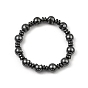 Synthetic Non-Magnetic Hematite Beaded Bracelets, Round