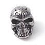 316 Surgical Stainless Steel Beads, Skull
