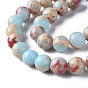 Synthetic Imperial Jasper Beads Strands, Round