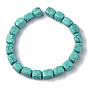 Synthetic Turquoise Beads Strands, Cuboid