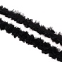3d Chiffon-Spitzenbesatz, Applikationsband zur Dekoration, Blume