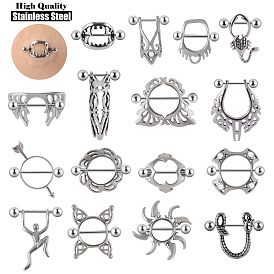 304 Стремя для соска из нержавеющей стали/щиток для соска, цвет нержавеющей стали