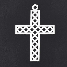 Алюминиевые большие подвески, Лазерная резка больших подвесок, крестик