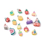 Handmade Polymer Clay Pendants and Beads, Mixed Shapes