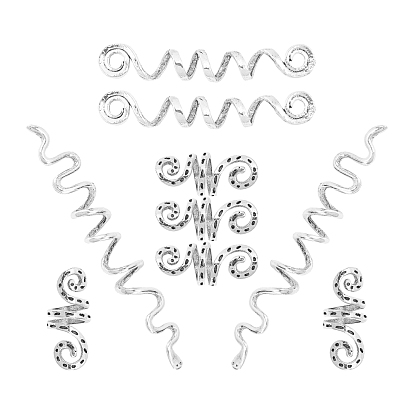 Инструменты для укладки волос, заколки для волос из сплава, заколки для волос твист заколки заколки для волос аксессуары для волос, с цинковым сплавом викинги спиральные бусины для волос кольца