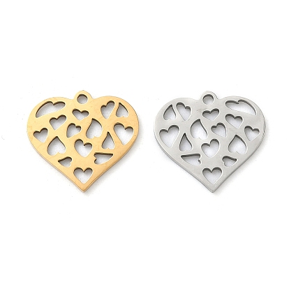 201 подвески из нержавеющей стали, шарма сердца, лазерная резка