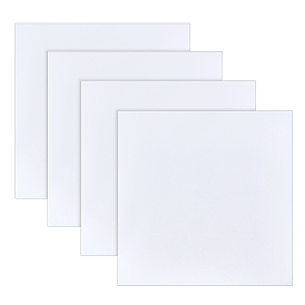 4 plaques de moule en plastique ABS, rectangle, fournitures de matériel de modèle de construction de table de sable