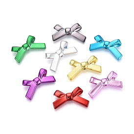 Непрозрачные акриловые бусины с УФ-покрытием, бантом