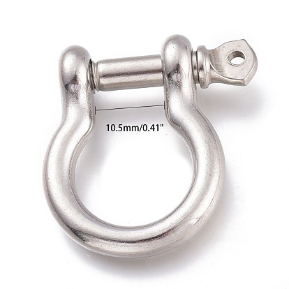 304 Stainless Steel D-Ring Anchor Shackle Clasps