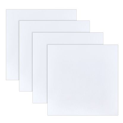 4 plaques de moule en plastique ABS, rectangle, fournitures de matériel de modèle de construction de table de sable