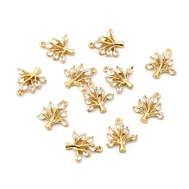 Латунные микро проложить кубического циркония подвески, Дерево прелести