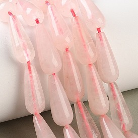 Природного розового кварца нитей бисера, слеза